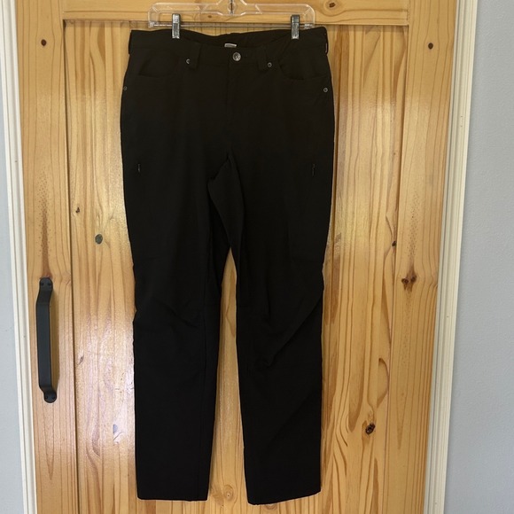 Duluth Trading Co. Women's Black Nylon Spandex Hiking Pants Size 14 x 33 - Picture 1 of 9